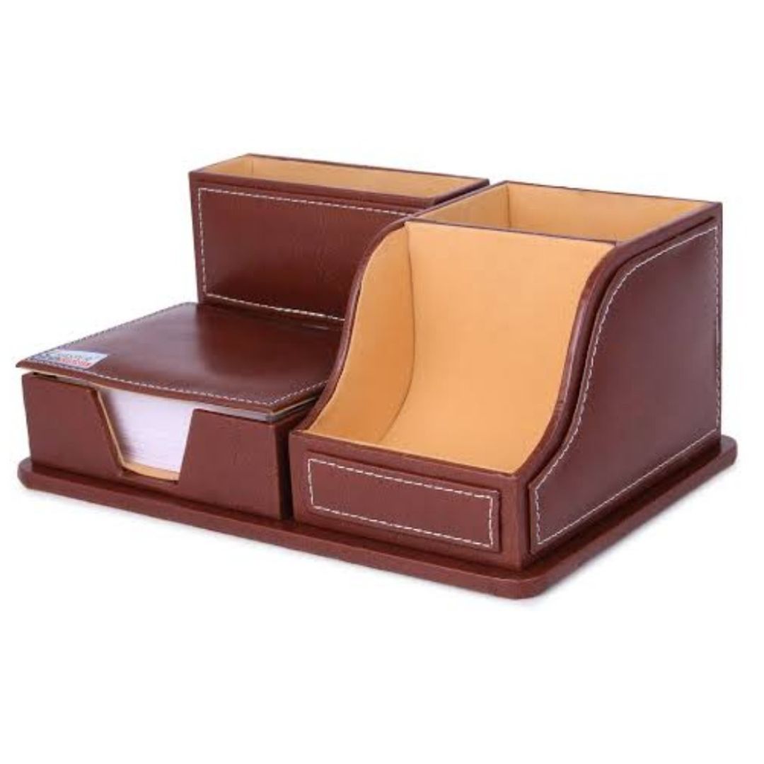Leather Desk Organizer